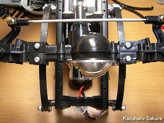 タミヤ ハイラックス・ハイリフト製作記 ～ ひとまずフロントデフケースの取り付け完了